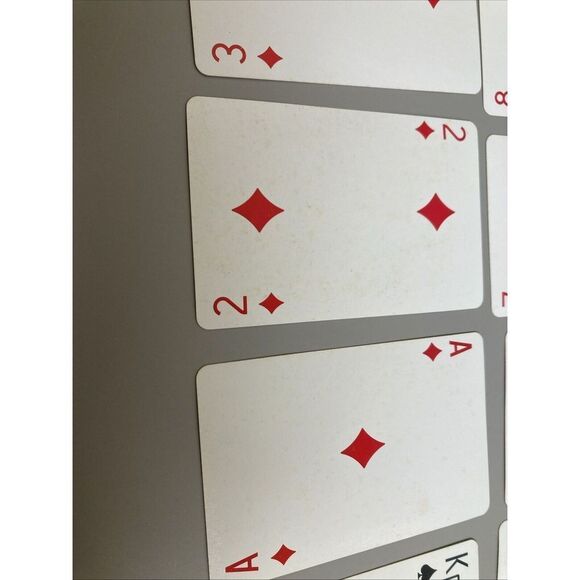 Tab Products Co. Laser Optics Red & Gold Playing Card Deck - Picture 13 of 16